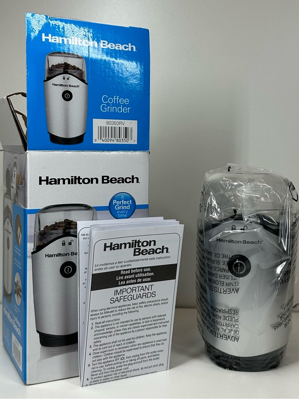 Hamilton Beach Coffee/or Spice Grinder with Stainless Steel Blades